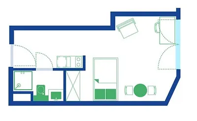 Residentiekamer in Anderlecht