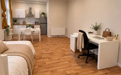 Kot/studio te huur in Luik St Gilles